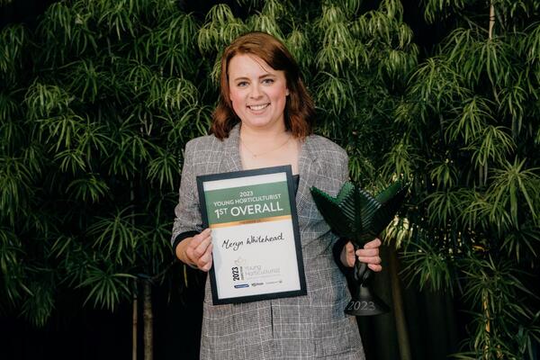 image of Meryn Whitehead wins 2023 Young Horticulturist of the Year title