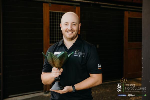 image of Congratulations Rhys Hall 2021 Young Horticulturist